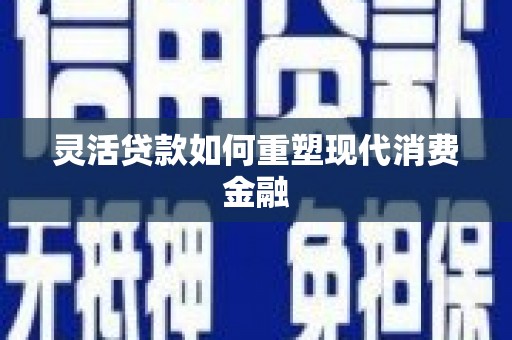 岱岳灵活贷款如何重塑现代消费金融