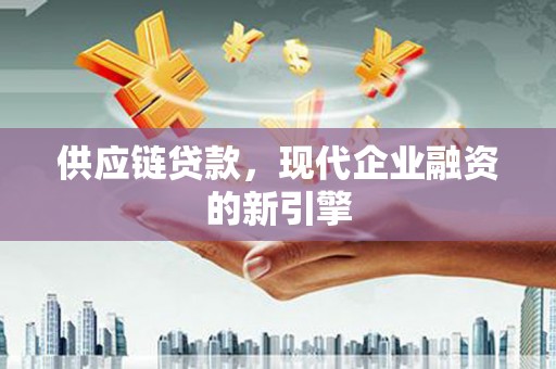 岱岳供应链贷款，现代企业融资的新引擎