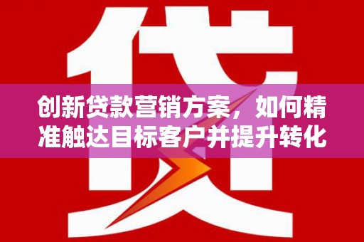岱岳创新贷款营销方案，如何精准触达目标客户并提升转化率