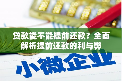岱岳贷款能不能提前还款？全面解析提前还款的利与弊