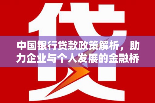 岱岳中国银行贷款政策解析，助力企业与个人发展的金融桥梁