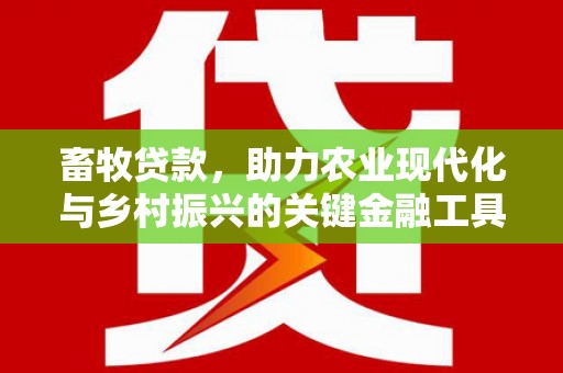 岱岳畜牧贷款，助力农业现代化与乡村振兴的关键金融工具