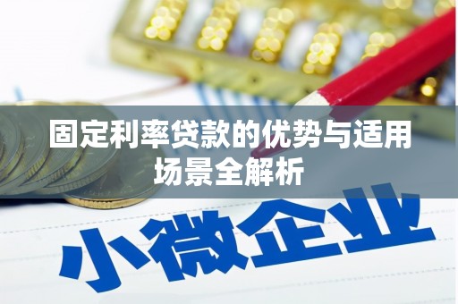 岱岳固定利率贷款的优势与适用场景全解析
