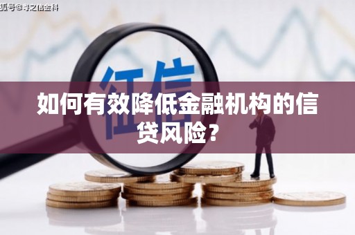 岱岳如何有效降低金融机构的信贷风险？