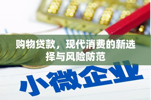 岱岳购物贷款，现代消费的新选择与风险防范