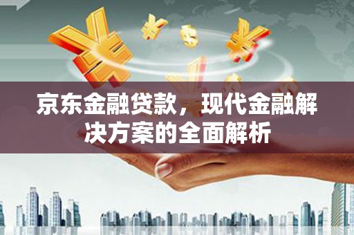 岱岳京东金融贷款，现代金融解决方案的全面解析