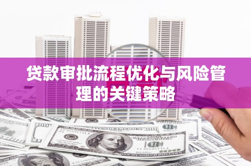 岱岳贷款审批流程优化与风险管理的关键策略