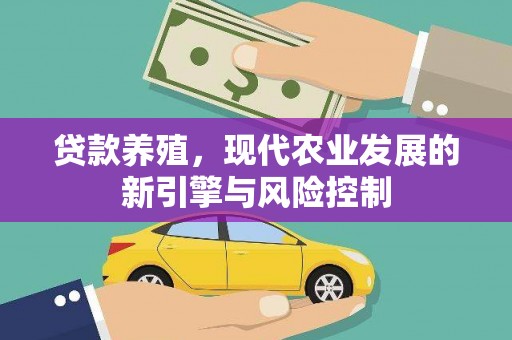 岱岳贷款养殖，现代农业发展的新引擎与风险控制