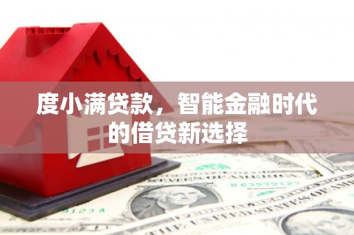 岱岳度小满贷款，智能金融时代的借贷新选择
