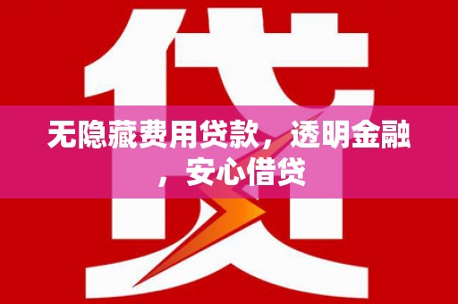 岱岳无隐藏费用贷款，透明金融，安心借贷