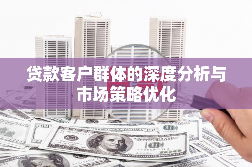 岱岳贷款客户群体的深度分析与市场策略优化