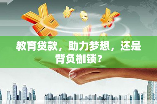 岱岳教育贷款，助力梦想，还是背负枷锁？