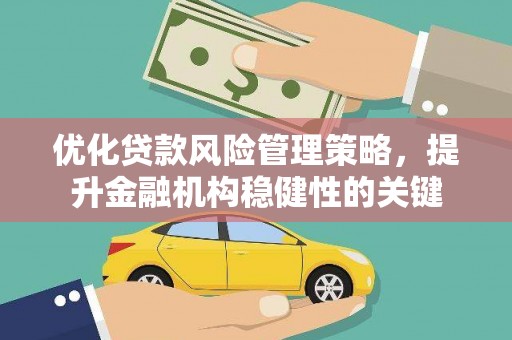 岱岳优化贷款风险管理策略，提升金融机构稳健性的关键
