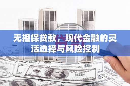 岱岳无担保贷款，现代金融的灵活选择与风险控制