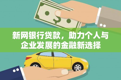 岱岳新网银行贷款，助力个人与企业发展的金融新选择
