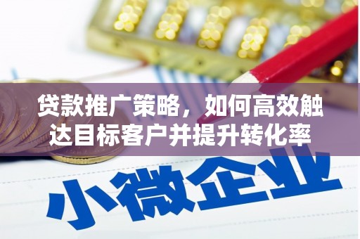 岱岳贷款推广策略，如何高效触达目标客户并提升转化率