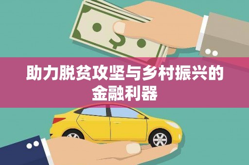岱岳助力脱贫攻坚与乡村振兴的金融利器