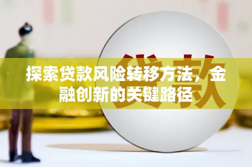 岱岳探索贷款风险转移方法，金融创新的关键路径