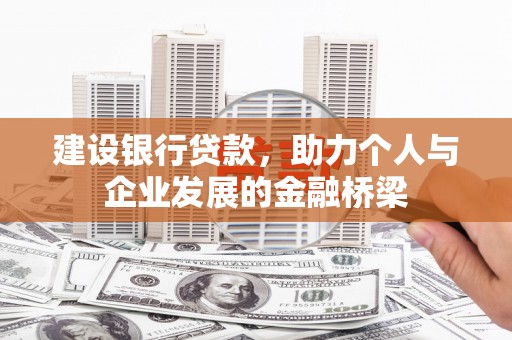 岱岳建设银行贷款，助力个人与企业发展的金融桥梁