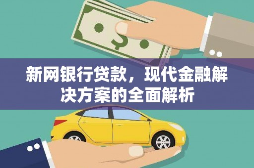 岱岳新网银行贷款，现代金融解决方案的全面解析