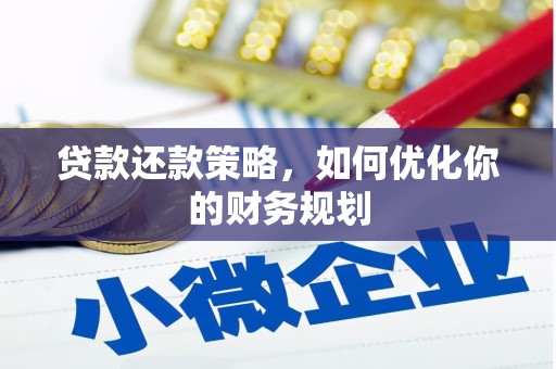岱岳贷款还款策略，如何优化你的财务规划
