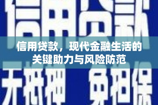 岱岳信用贷款，现代金融生活的关键助力与风险防范