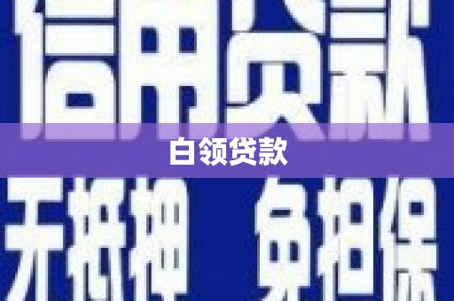 岱岳白领贷款