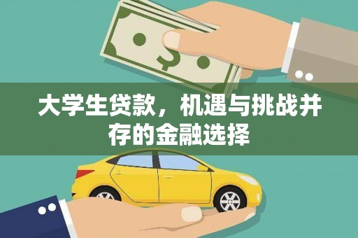 岱岳大学生贷款，机遇与挑战并存的金融选择