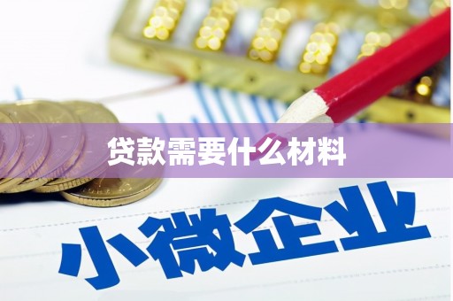 岱岳贷款需要什么材料