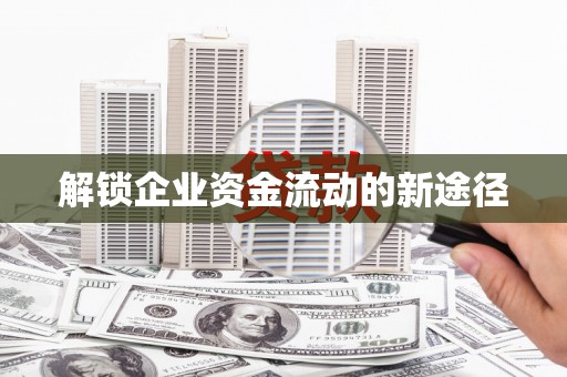 岱岳解锁企业资金流动的新途径