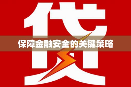 岱岳保障金融安全的关键策略