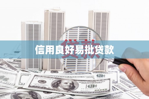 岱岳信用良好易批贷款