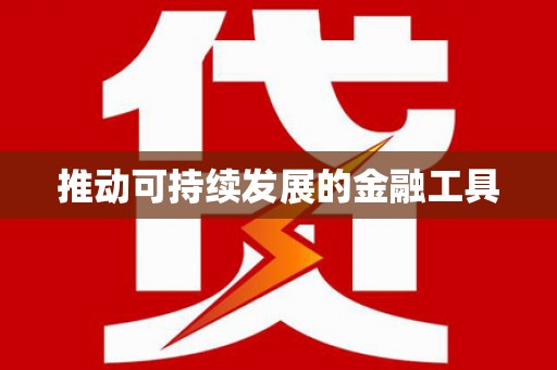 岱岳推动可持续发展的金融工具