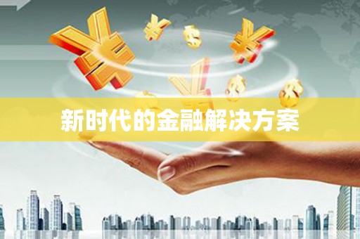 岱岳新时代的金融解决方案