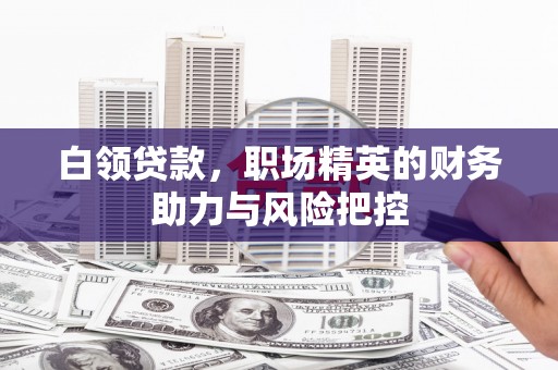 岱岳白领贷款，职场精英的财务助力与风险把控